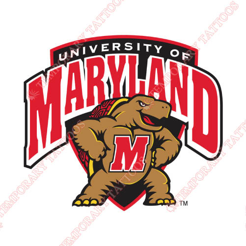 Maryland Terrapins Customize Temporary Tattoos Stickers NO.4991
